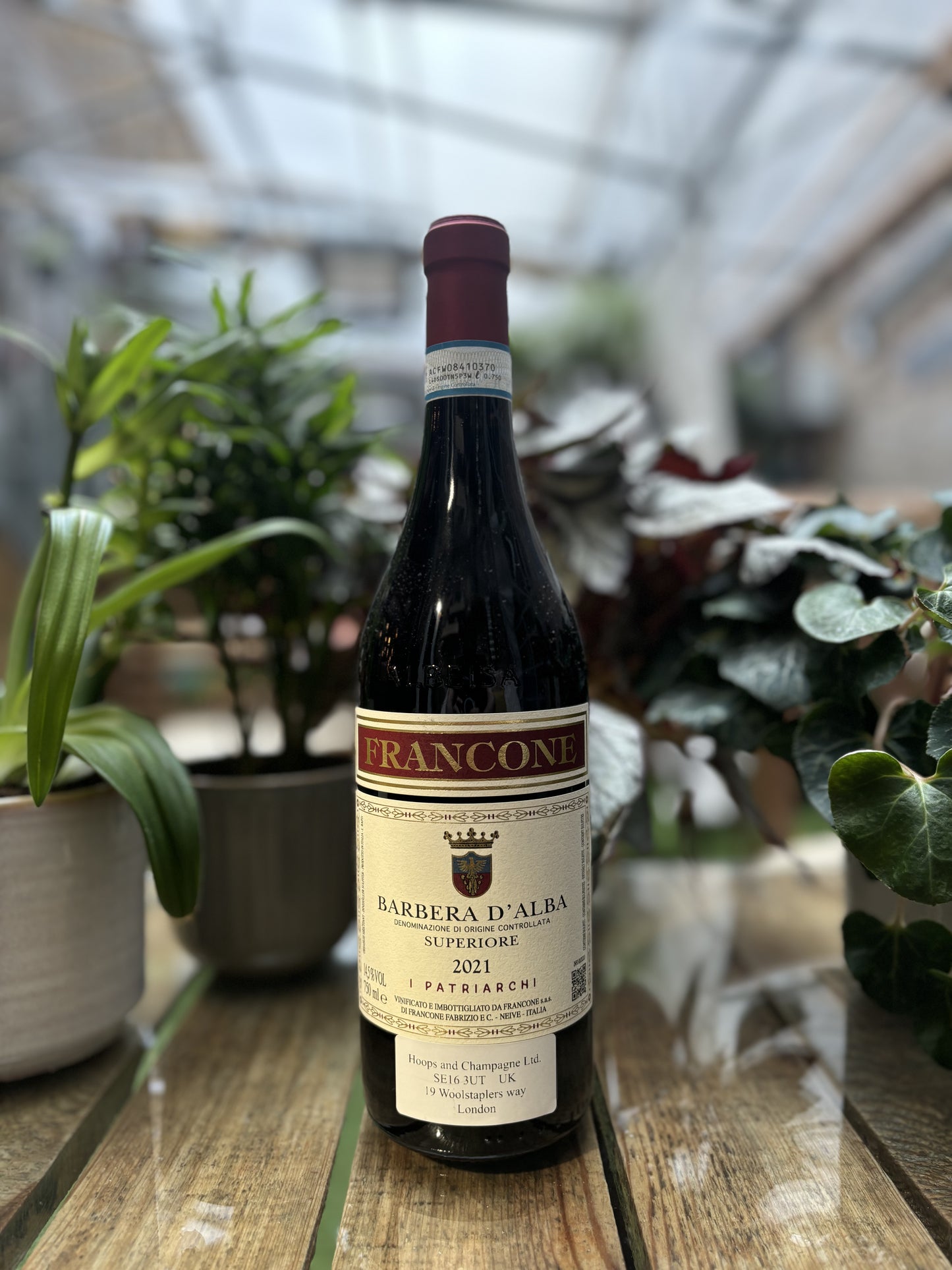 Francone, Barbera d'Alba, Superiore, "I Patriarchi" 2021